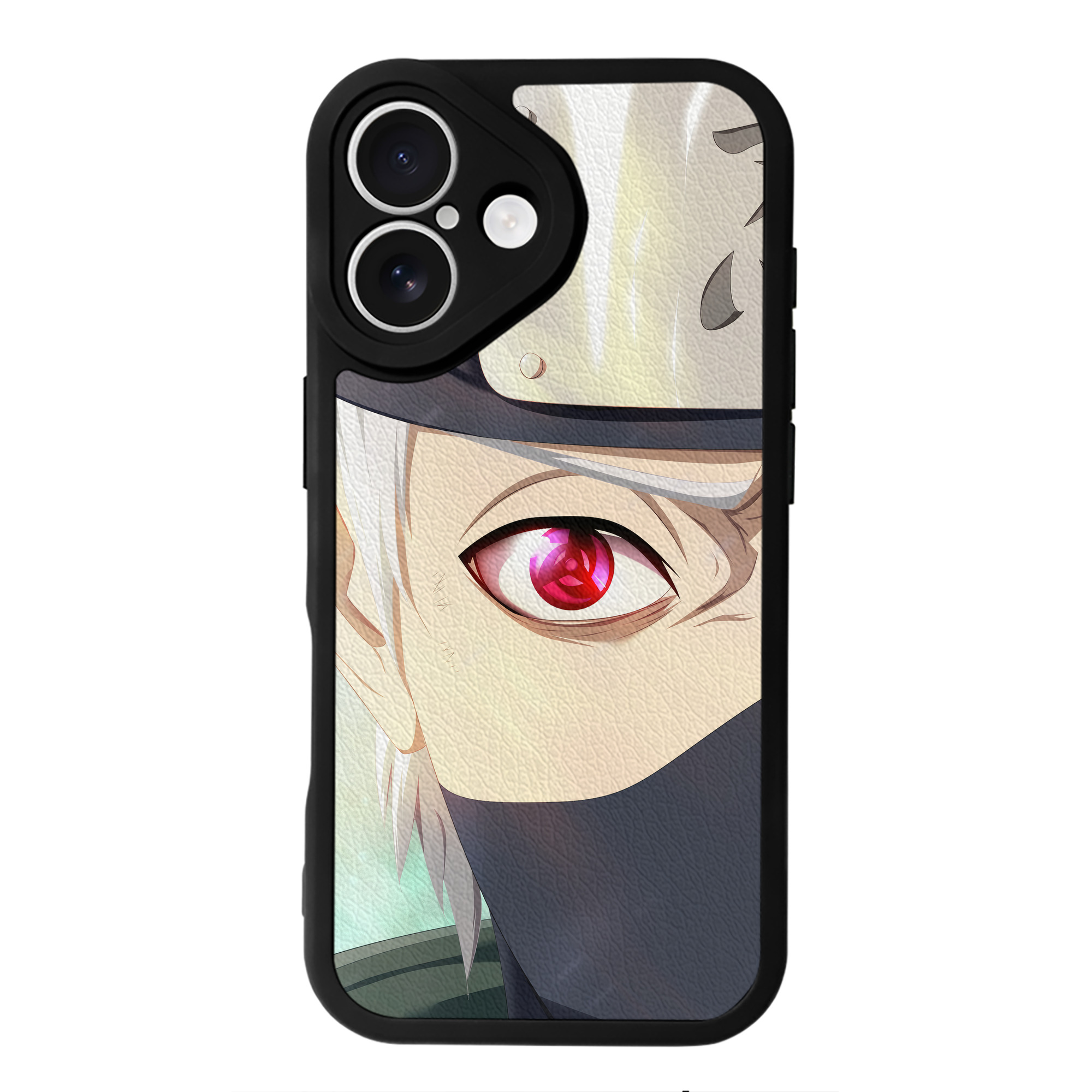 （画像用） NARUTO -ナルト- NARUTO -ナルト- 疾風伝 【iPhone 16シリーズ対応】シリコンスマホケース（レザー調） 材質：シリコン